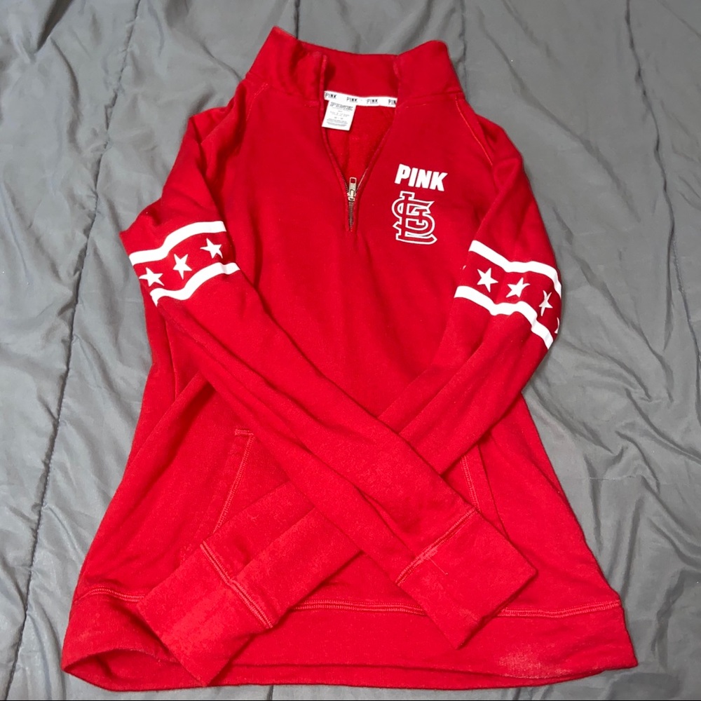 PINK Cardinals 1/4 Zip